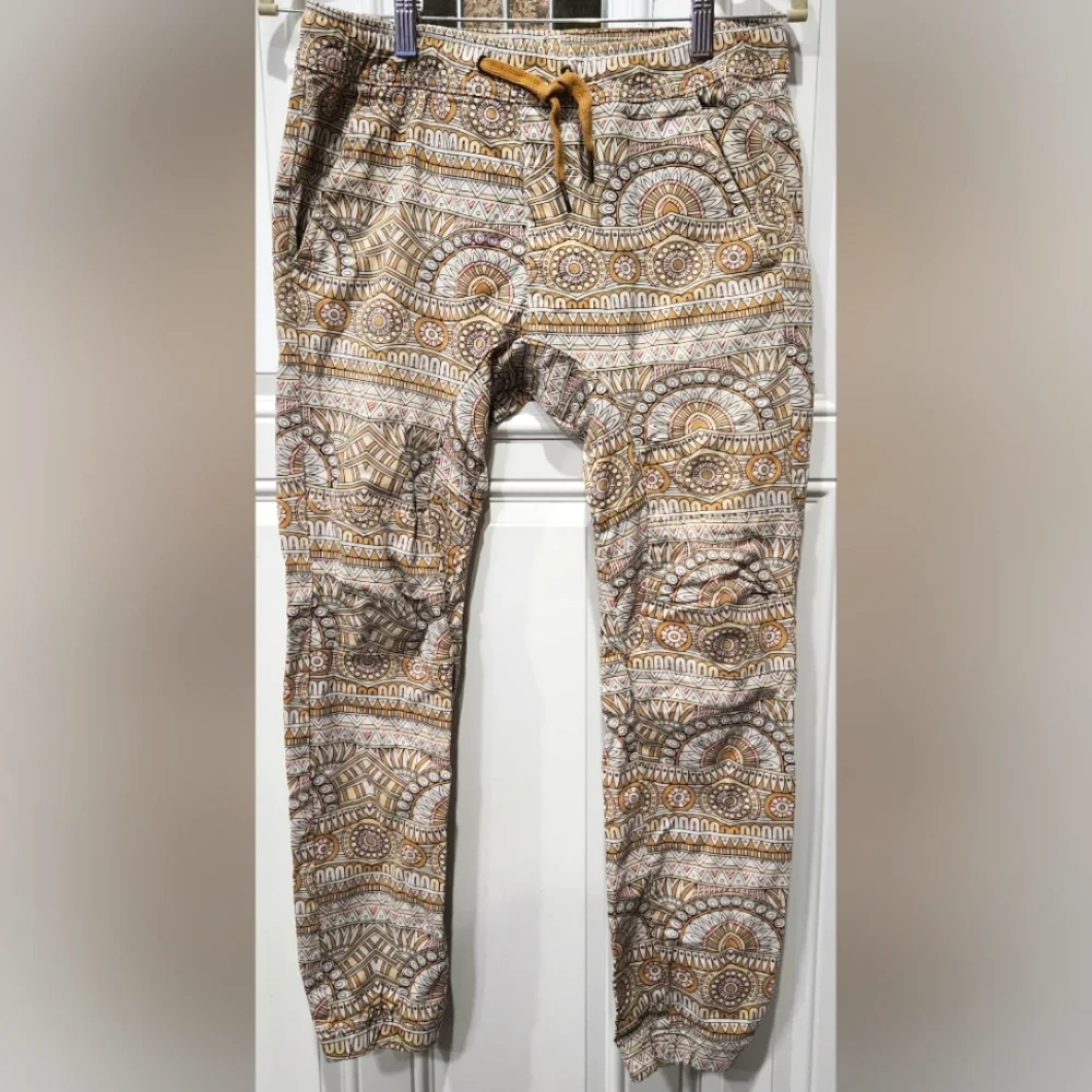 American Locker drop crotch slim fit African wheat cotton joggers men's small - Picture 1 of 7